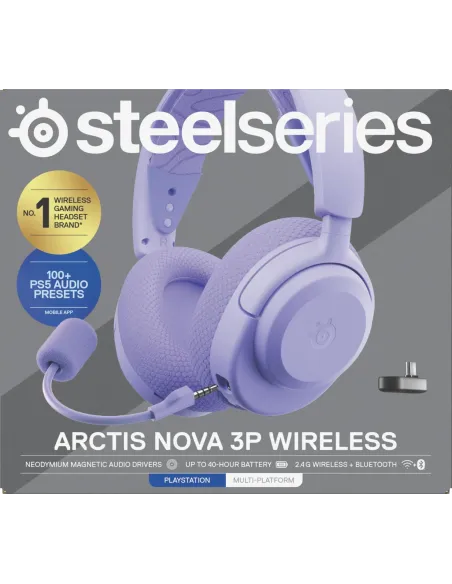 Auriculares Steelseries Arctis Nova 3P Lavender