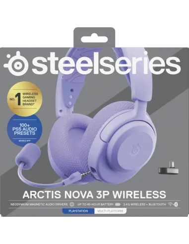 Auriculares Steelseries Arctis Nova 3P Lavender