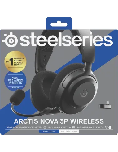 Auriculares Steelseries Arctis Nova 3P Black