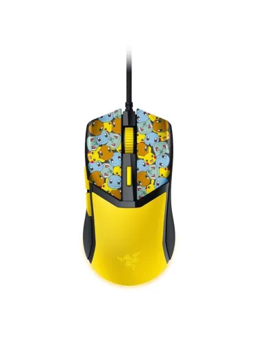 Razer Cobra Pokémon Kanto Starters Edition Ratón Gaming Chroma RGB 8500DPI Amarillo