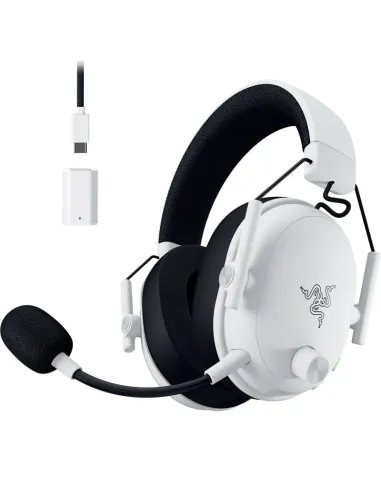 Razer BlackShark V3 Auriculares Inalámbricos HyperSpeed Bluetooth Micrófono Extraíble Blancos