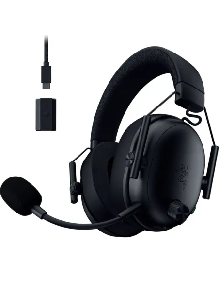 Razer BlackShark V3 Black Auriculares Inalámbricos HyperSpeed Bluetooth Micrófono Extraíble Blancos