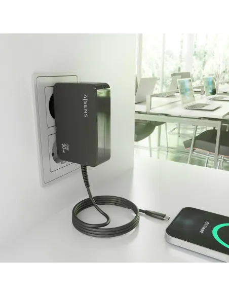 Cargador de Móvil Aisens ASCH-1PD90WL034-BK