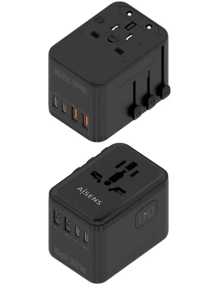 Cargador de Móvil Aisens ASPS-2A2C08-BK