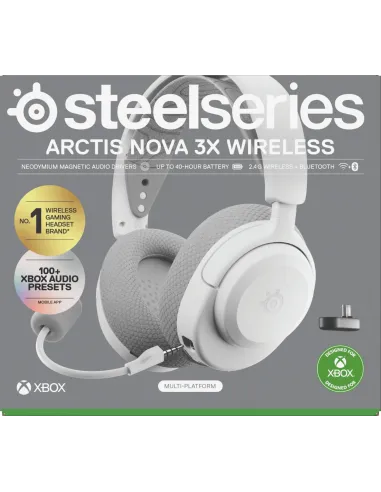 Auriculares Steelseries Arctis Nova 3X White