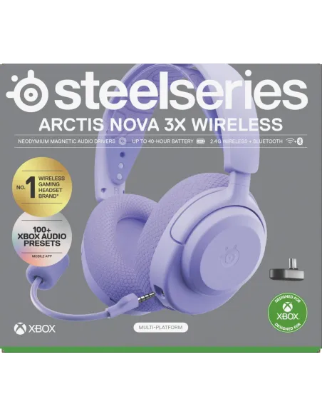 Auriculares Steelseries Arctis Nova 3X Lavender