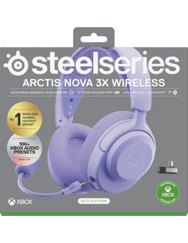 Auriculares Steelseries Arctis Nova 3X Lavender