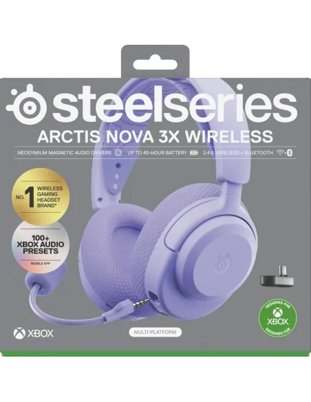 Auriculares Steelseries Arctis Nova 3X Lavender