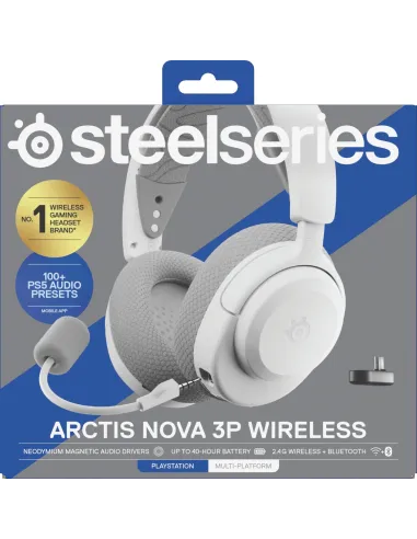 Auriculares Steelseries Arctis Nova 3P White
