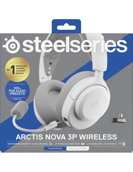 Auriculares Steelseries Arctis Nova 3P White