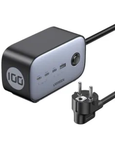 Ugreen DigiNest Pro Cargador Smartphone USB-A/USB-C Carga Rápida 1.8M Negro-1399548