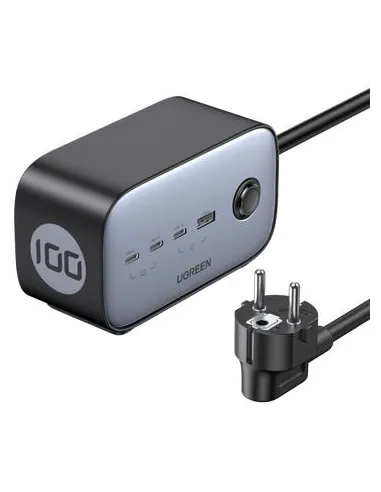 Ugreen DigiNest Pro Cargador Smartphone USB-A/USB-C Carga Rápida 1.8M Negro