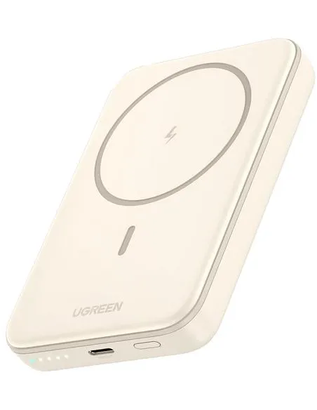 Ugreen 25208 Powerbank 10000mAh Carga Inalámbrica Beige