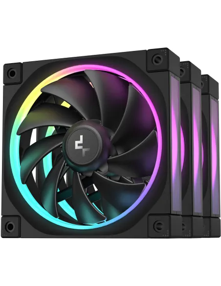 Deepcool FL12-3 in 1 Ventiladores Suplementarios 120mm RGB Negros