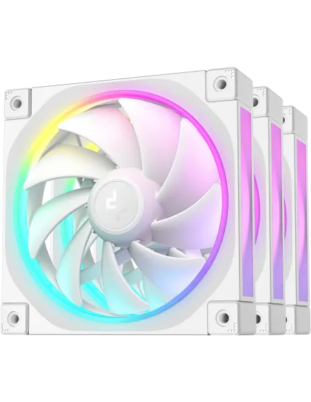 Deepcool FL12 WH-3 in 1 Ventiladores Suplementarios 120mm RGB Blancos