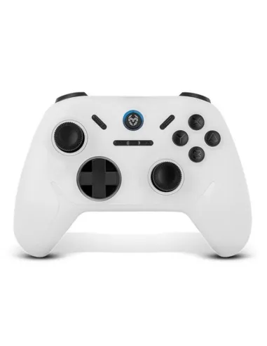 Krom Kadoer White Bluetooth v5.0 Vibracion Dual Turbo PC Switch Android iOS Blanco