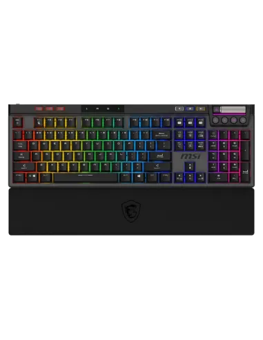 MSI Strike Pro W Silent Teclado Inalámbrico Gaming RGB Negro