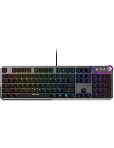 MSI Strike 600 Silent ES Teclado Gaming RGB Español Negro