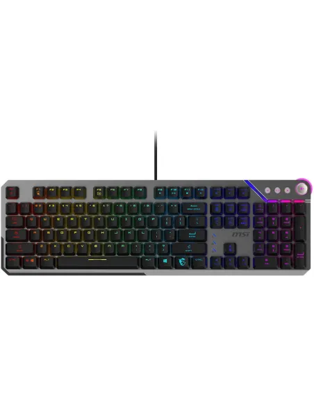 MSI Strike 600 Silent ES Teclado Gaming RGB Español Negro