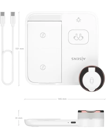 Cargador de Móvil Aisens ASCH-15W4WC061-W