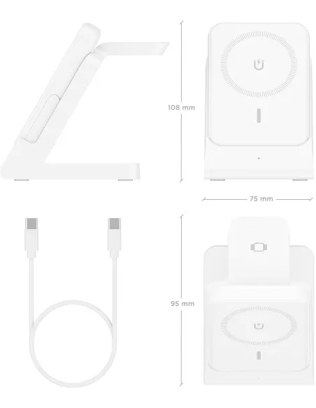 Cargador de Móvil Aisens ASCH-15W4WC063-W