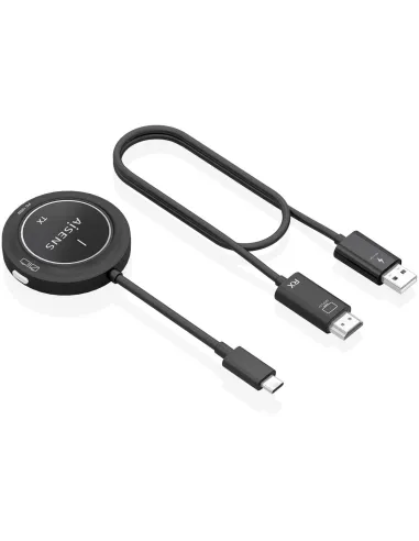 Aisens ASWL-H2KC30M004-BK Transmisor Inalámbrico USB-C a HDMI FullHD