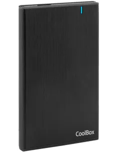 CoolBox SlimChase A-2540 Carcasa para Disco Duro HDD/SSD SATA3 microUSB Negra-AAACET0283