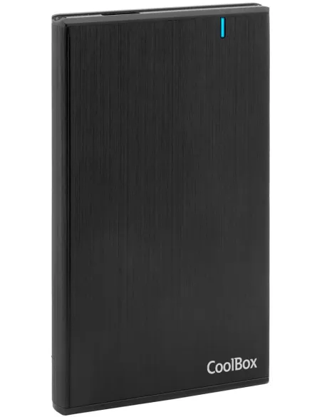 CoolBox SlimChase A-2540 Carcasa para Disco Duro HDD/SSD SATA3 microUSB Negra