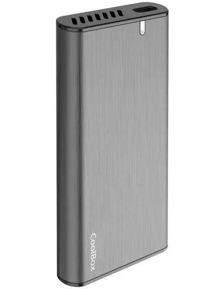 CoolBox miniChase NS31 Carcasa para Disco Duro SSD M.2 USB-C Gris