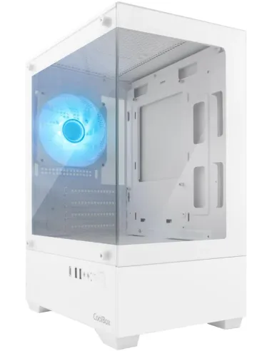 Coolbox GM200 Vision Lite White Cristal Templado USB 3.2 Blanca
