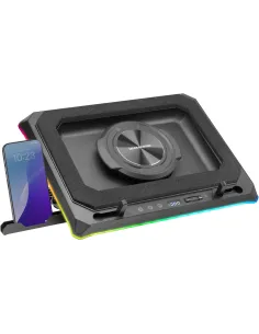 Mars Gaming MNBCULTRA Base de Refrigeración para Portátiles hasta 18" RGB Negra-AAOARE0160