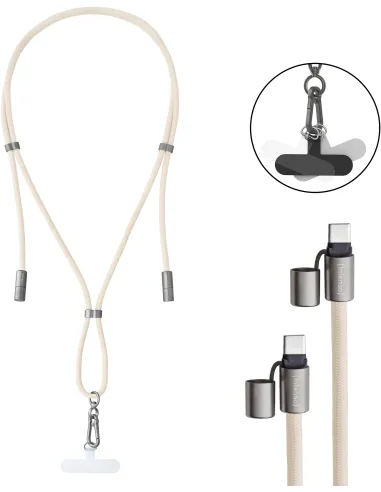 Intenso 7991001 Cable USB-C Trenzado 1.65M Beige