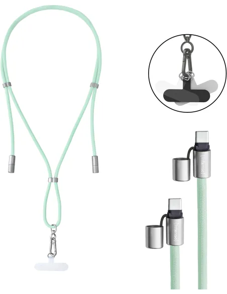 Intenso 7991007 Cable USB-C Trenzado 1.65M Verde