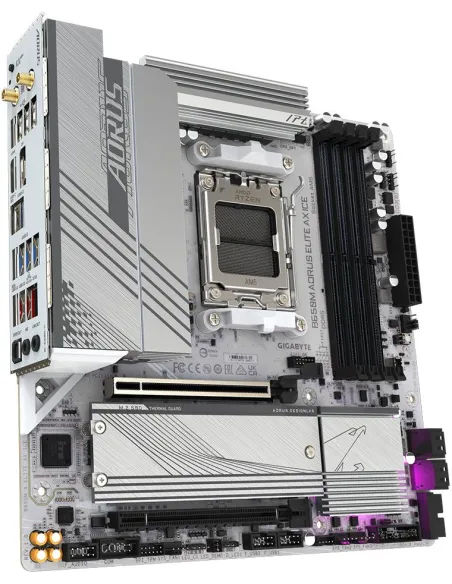 Placa Base Gigabyte B650M AORUS ELITE AX ICE