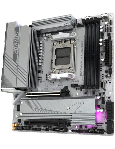 Placa Base Gigabyte B650M AORUS ELITE AX ICE