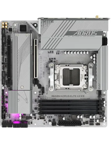 Placa Base Gigabyte B650M AORUS ELITE AX ICE