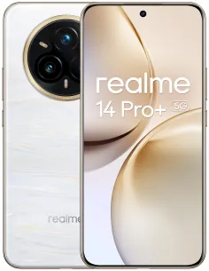 Realme 14 Pro+ 5G 12/512GB Blanco Perla + Cargador 120W-1401124
