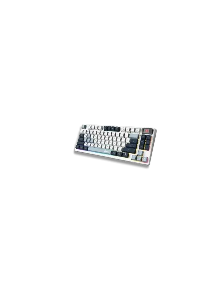 MSI Forge GK600 TKL WIRELESS SKY ES Teclado Inalámbrico RGB Blanco