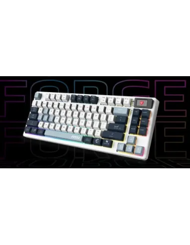 Teclado MSI Forge GK600 TKL WIRELESS SKY ES