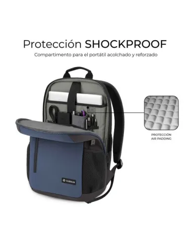 Mochila para Portátiles Subblim Nomad Xpand Air Padding Blue