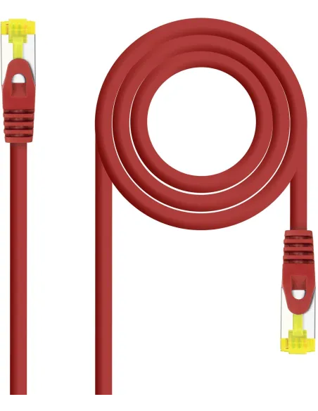 Nanocable 10.20.1900-R Cable de Red RJ45 Cat.6A SFTP LSHZ 1M Rojo