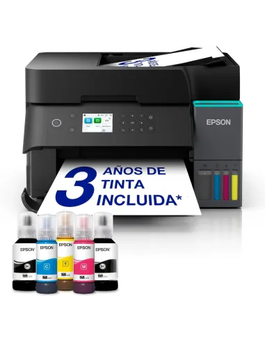 Epson Ecotank ET-3950 Impresora de Tinta Multifunción Color WiFi Negra