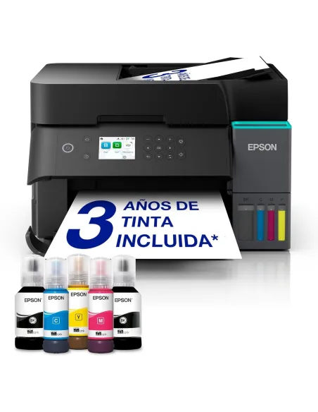 Epson Ecotank ET-3950 Impresora de Tinta Multifunción Color WiFi Negra