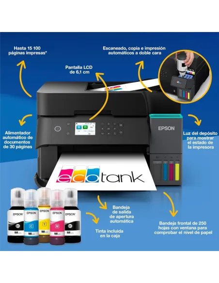 Impresora Multifunción Epson Ecotank ET-3950