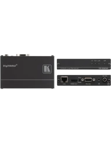 Kramer TP580R Receptor AV HDMI/RJ-45/VGA Negro