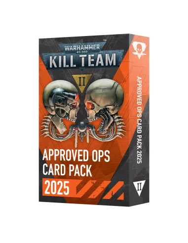 Kill Team: Approved Ops Cards 2025 Inglés Warhammer 40.000