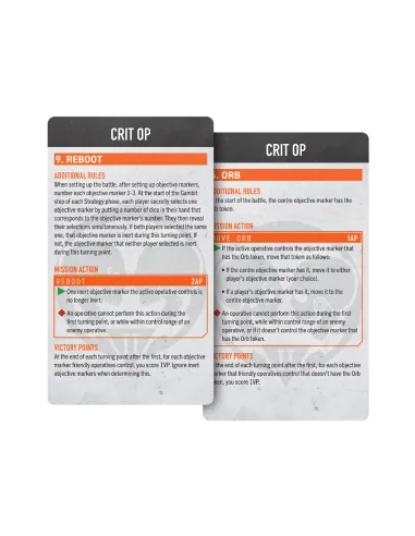 Kill Team: Approved Ops Cards 2025 Inglés Warhammer 40.000