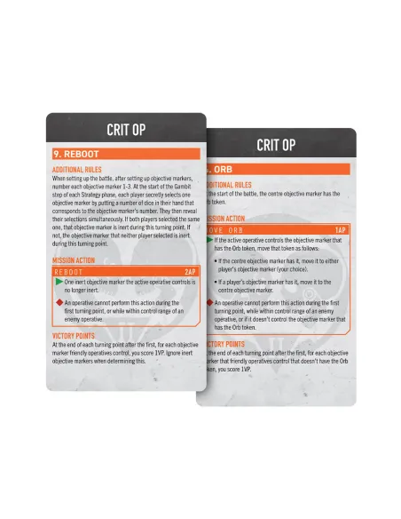 Kill Team: Approved Ops Cards 2025 Inglés Warhammer 40.000