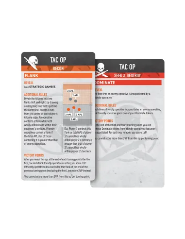 Kill Team: Approved Ops Cards 2025 Inglés Warhammer 40.000