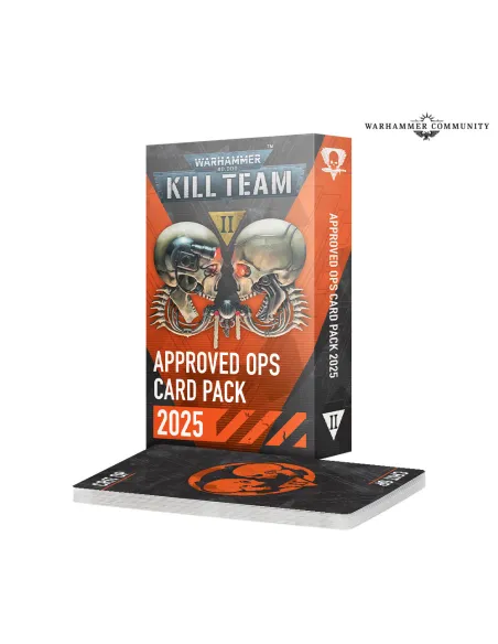 Kill Team: Approved Ops Cards 2025 Inglés Warhammer 40.000